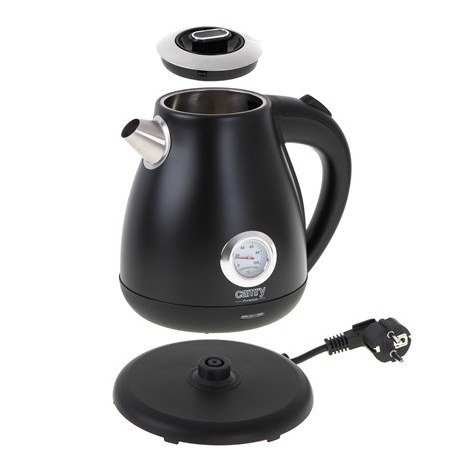 Camry | Kettle with a thermometer | CR 1344 | Electric | 2200 W | 1.7 L | Stainless steel | 360° rotational base | Black - 6